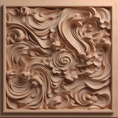 Patterns and decorations Minimalism 4 3d model